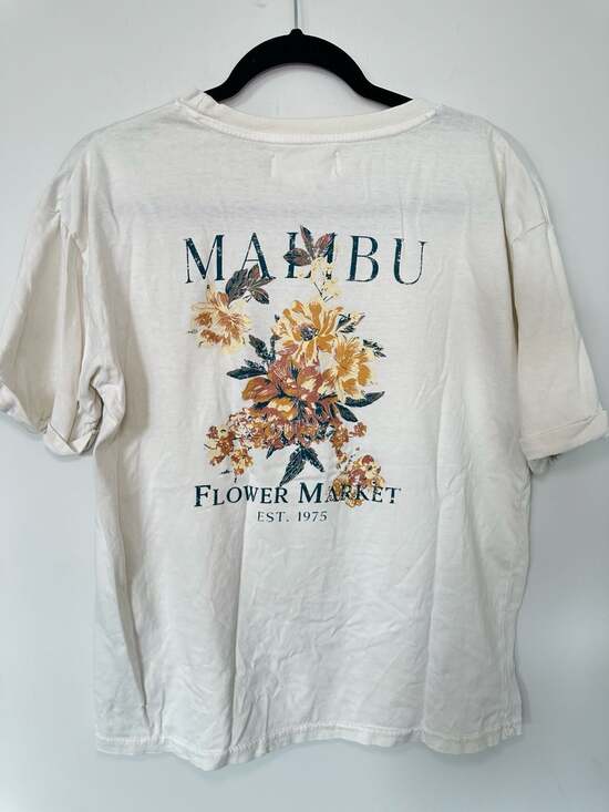 C&C California Tops - C&C California Sunwashed Malibu Flower Market Graphic T-Shirt